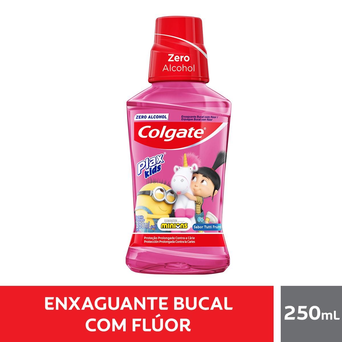 Enxaguante Bucal Colgate Plax Kids Minions 250ml image number 1