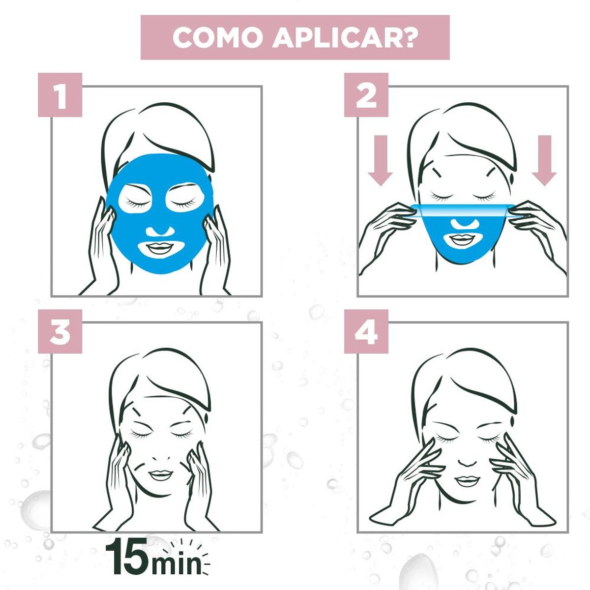 Máscara Facial Garnier Hidra Bomb Camomila Unidade image number 4