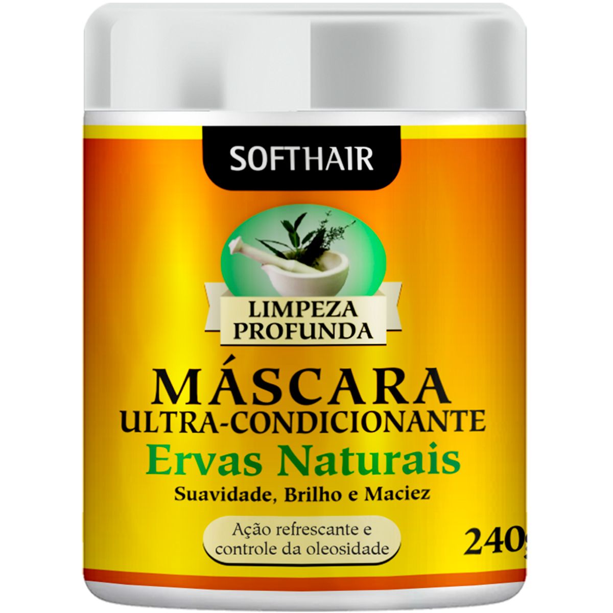 Máscara Ultra-Condicionate Softhair Ervas Naturais 240g
