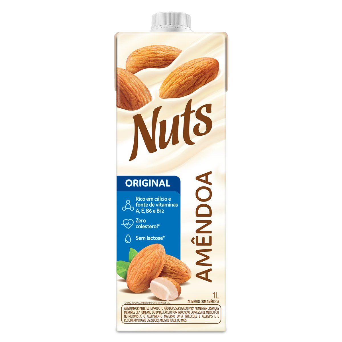 Alimento à Base de Amêndoa Original Nuts Caixa 1L image number 4