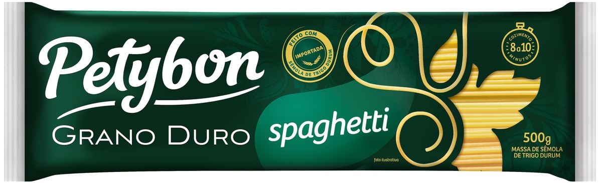 Macarrão Petybon Sêmola Grano Duro Spaghetti 500g