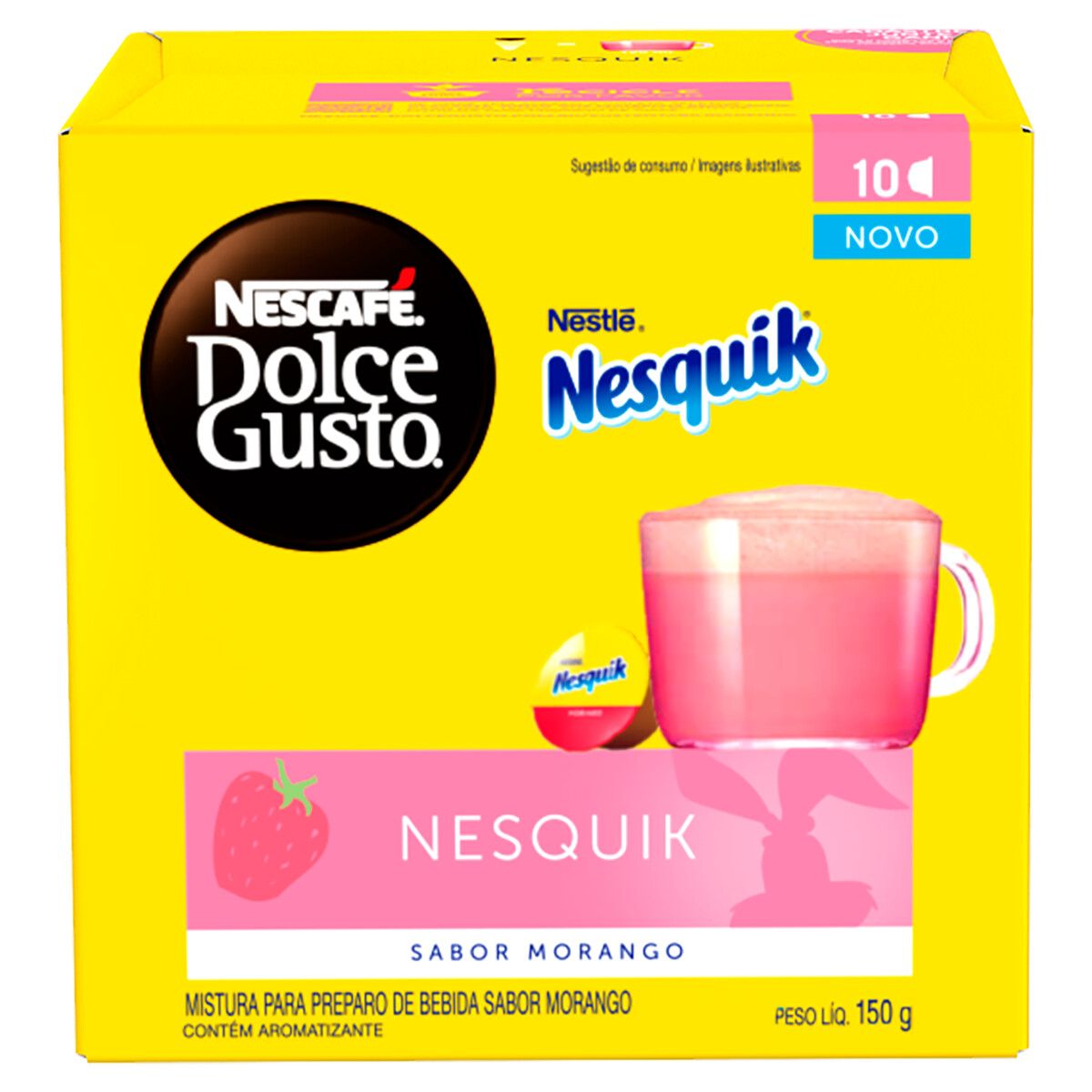 Bebida em Cápsula Nescafé Dolce Gusto Nesquik 150g 10 Cápsulas
