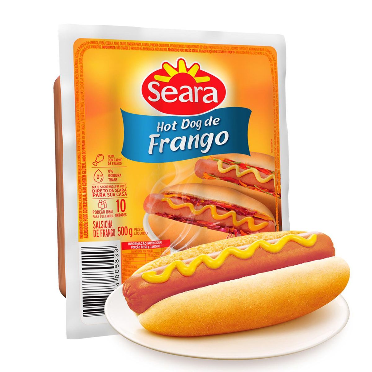 Salsicha de Frango Seara 500g image number 2