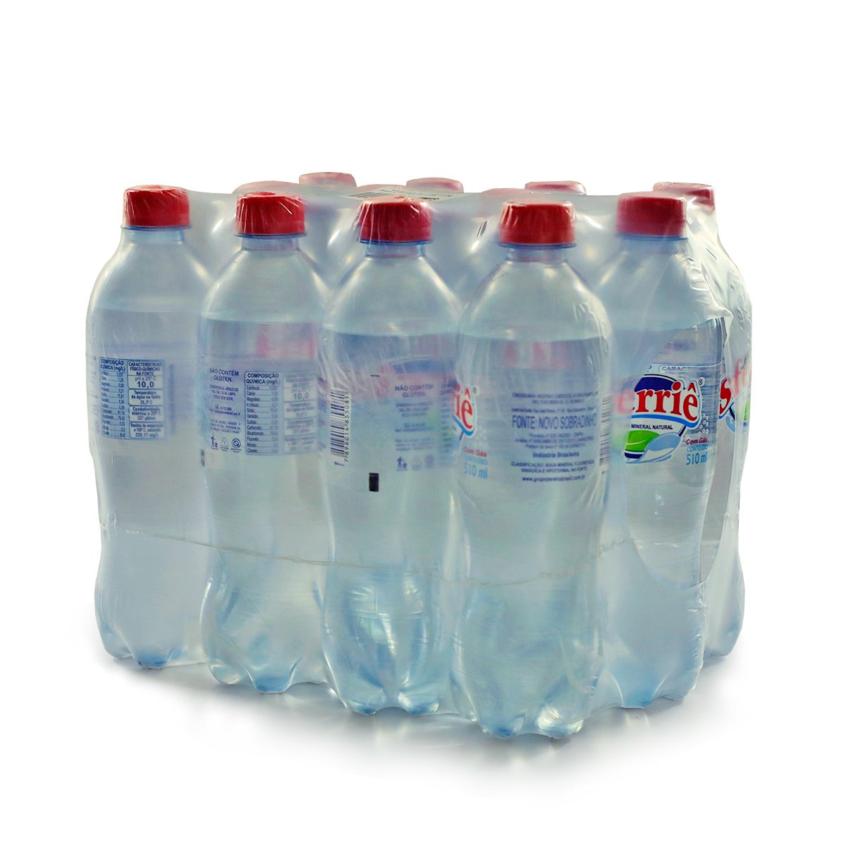 Água Mineral Sferriê Com Gás 510ml (Pack com 12 und)