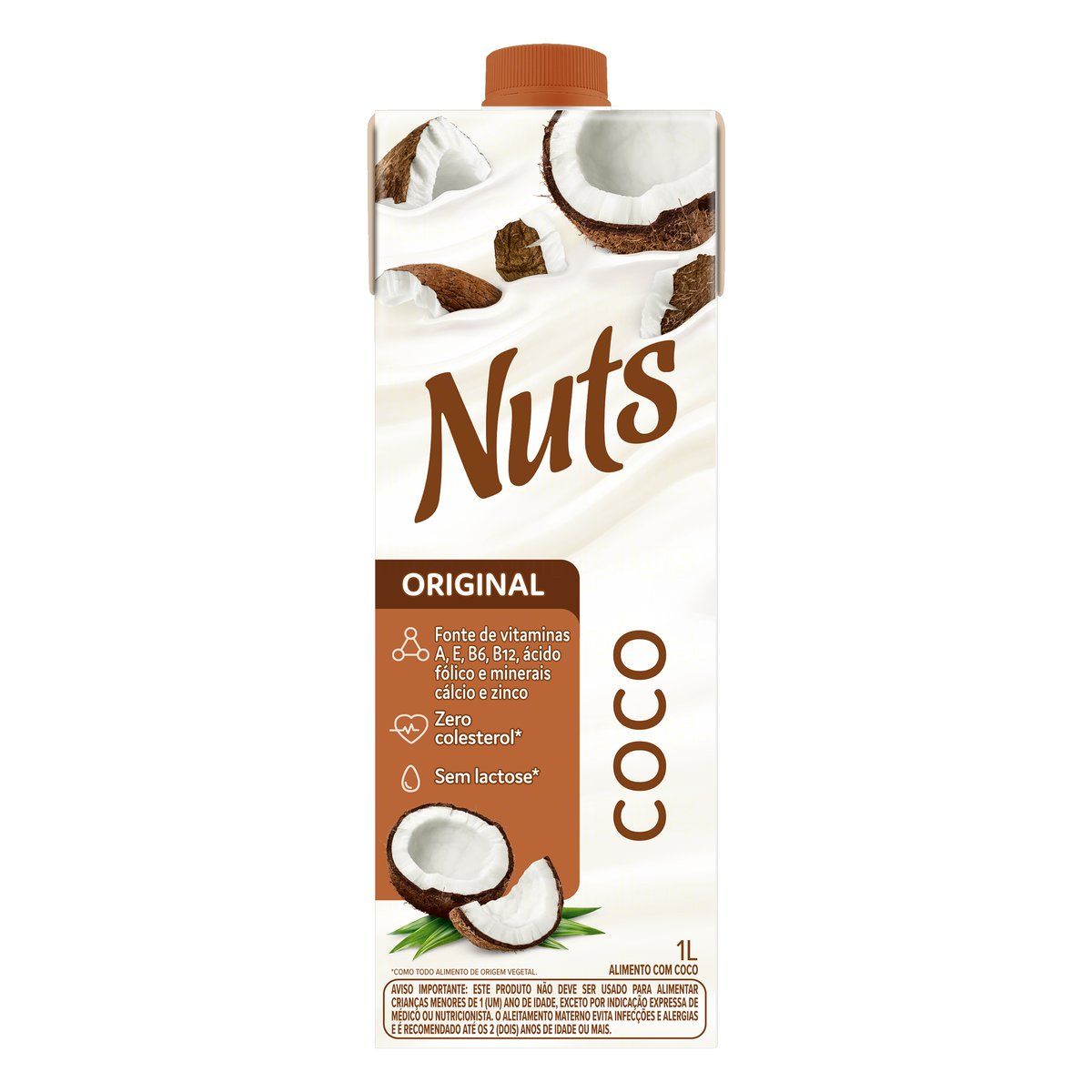 Alimento à Base de Coco Original Nuts Caixa 1L