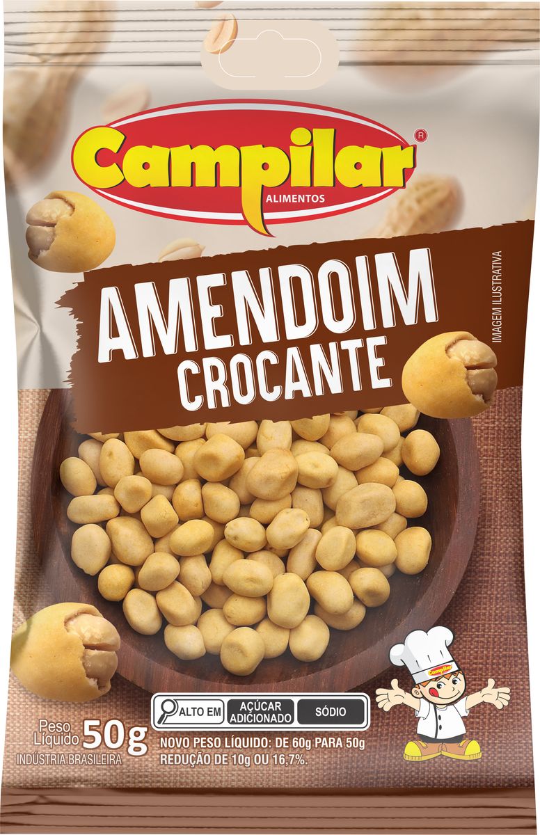 Amendoim Campilar Crocante Linha Premium 50g
