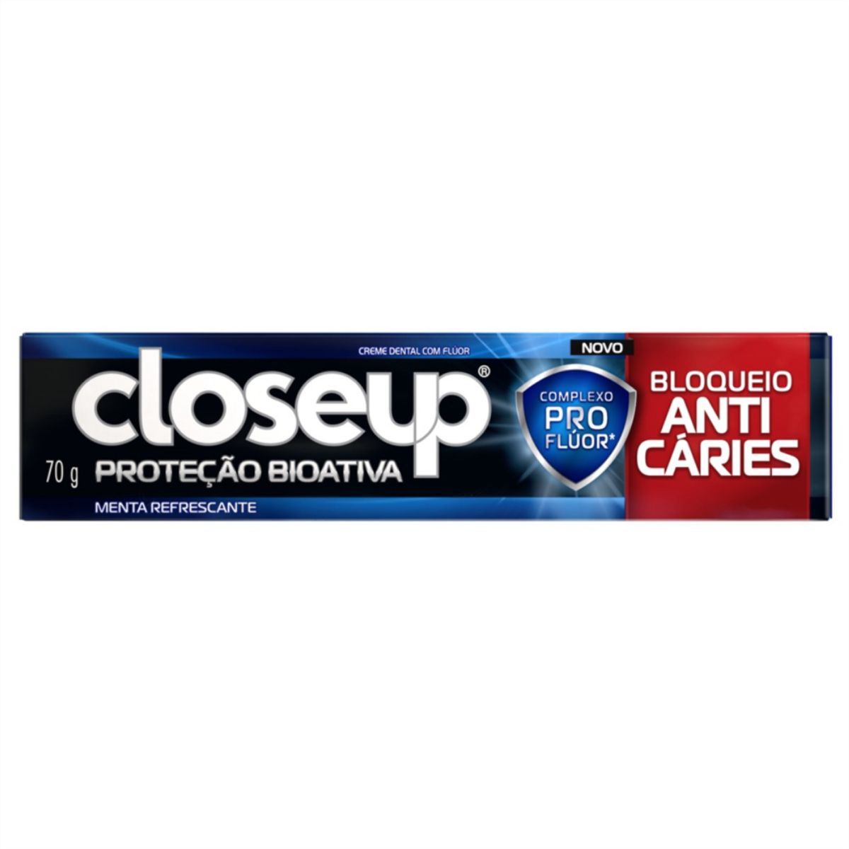 Creme Dental Closeup Proteção Biotiva Bloqueio Anti Cáries 70g