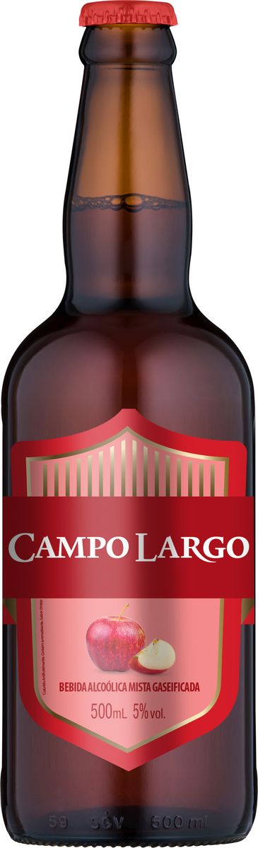 Bebida Alcoólica Mista Campo Largo Chopp Apple Draft 500ml