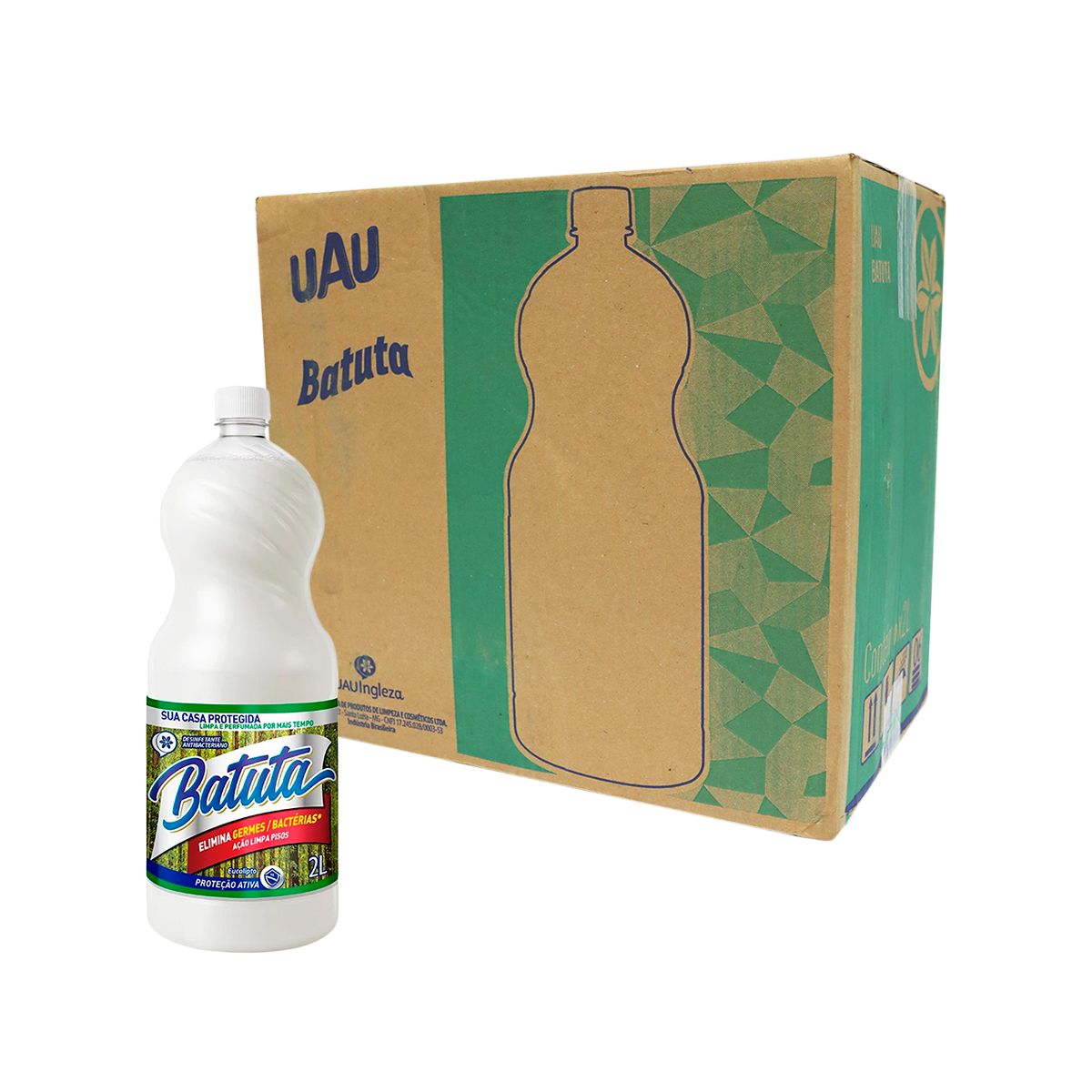 Desinfetante Batuta Eucalipto 2L (Caixa com 6 und)