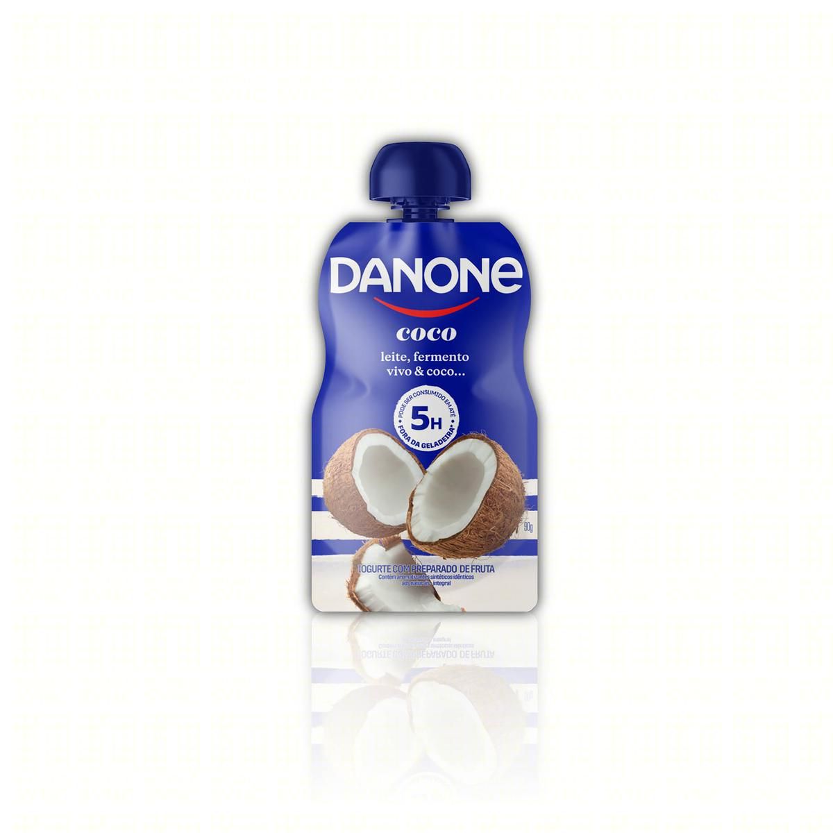 Iogurte Integral Coco Danone Squeeze 90g