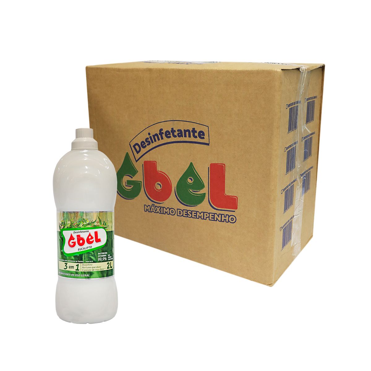 Desinfetante Gbel Eucalipto 2L (Caixa com 6 und)