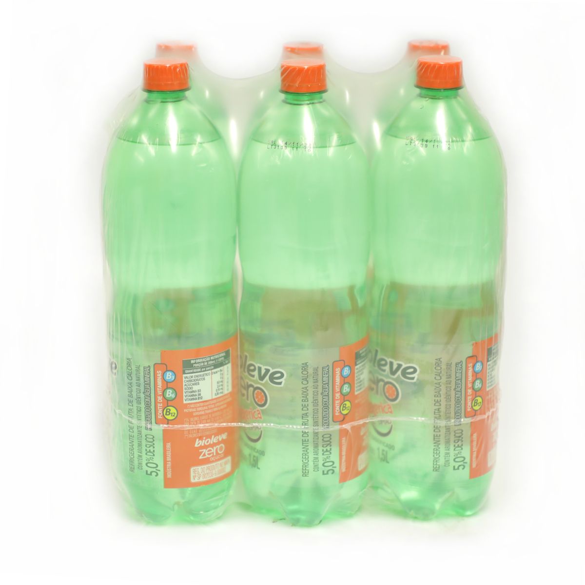 Refrigerante Bioleve Zero Mexerica e Limão 1,5L (Fardo com 6 und)
