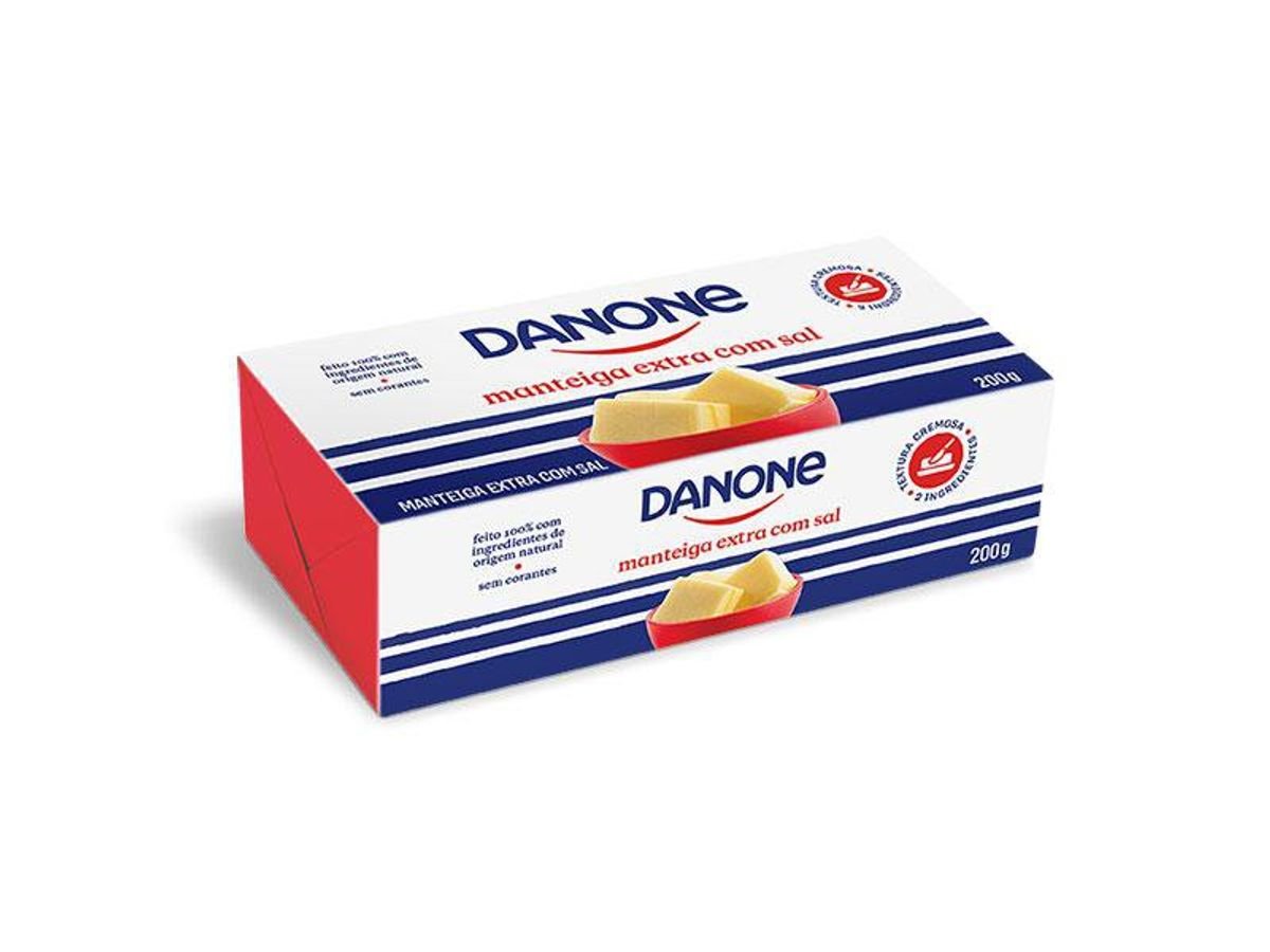 Manteiga Danone Extra com Sal 200g