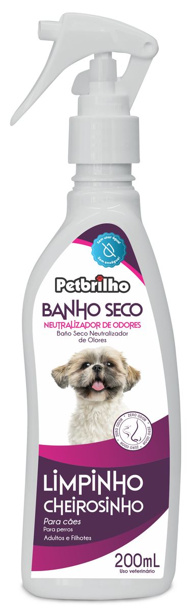Banho Seco Petbrilho Tradicional 200ml image number 0