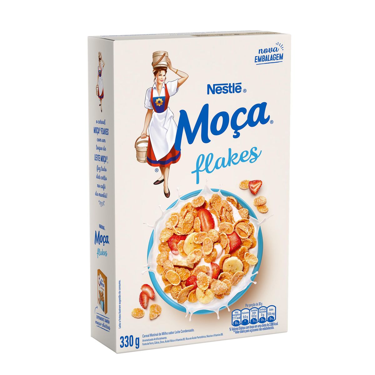 Cereal Matinal MOÇA Flakes 330g