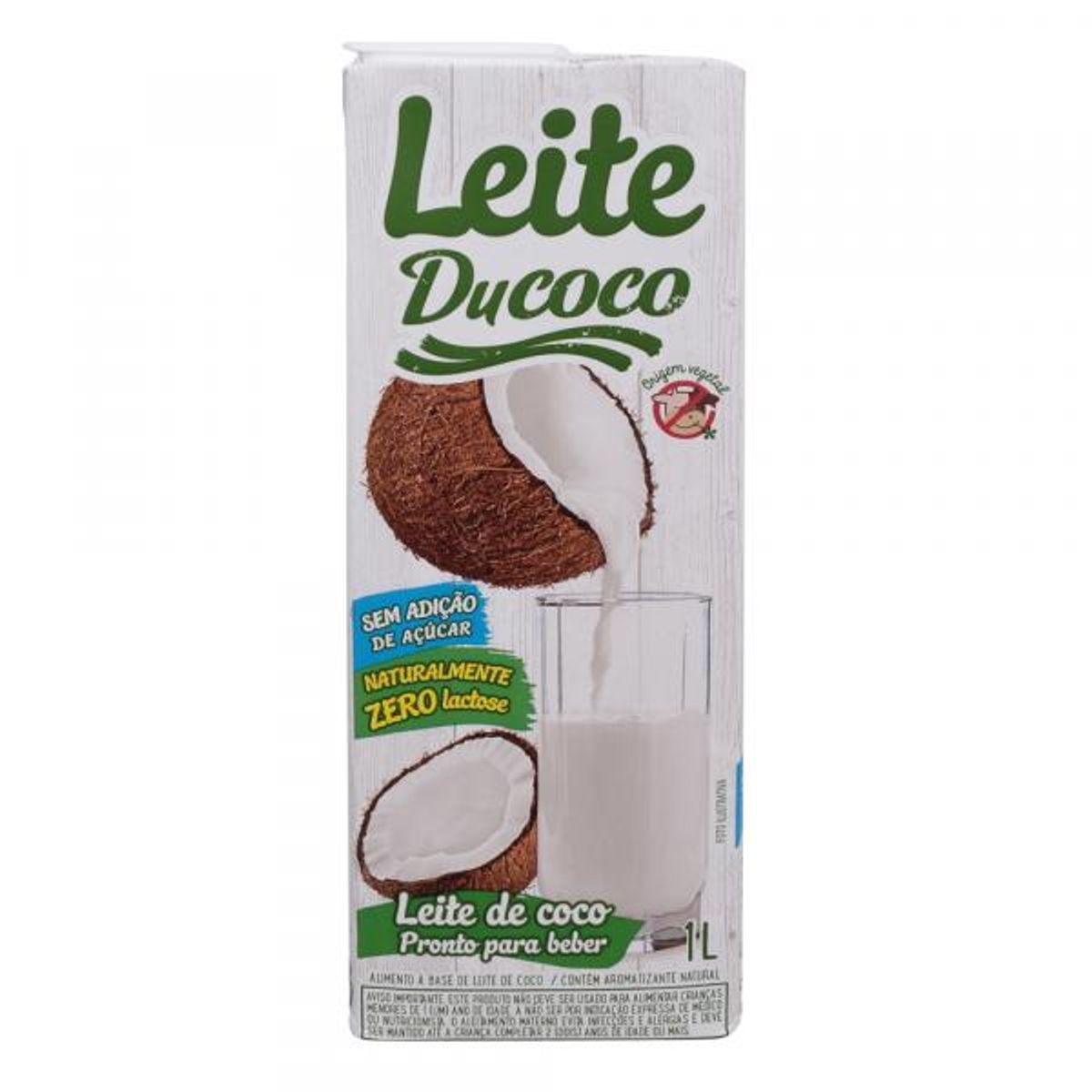 Bebida Leite Ducoco sem Açúcar 1 Litro