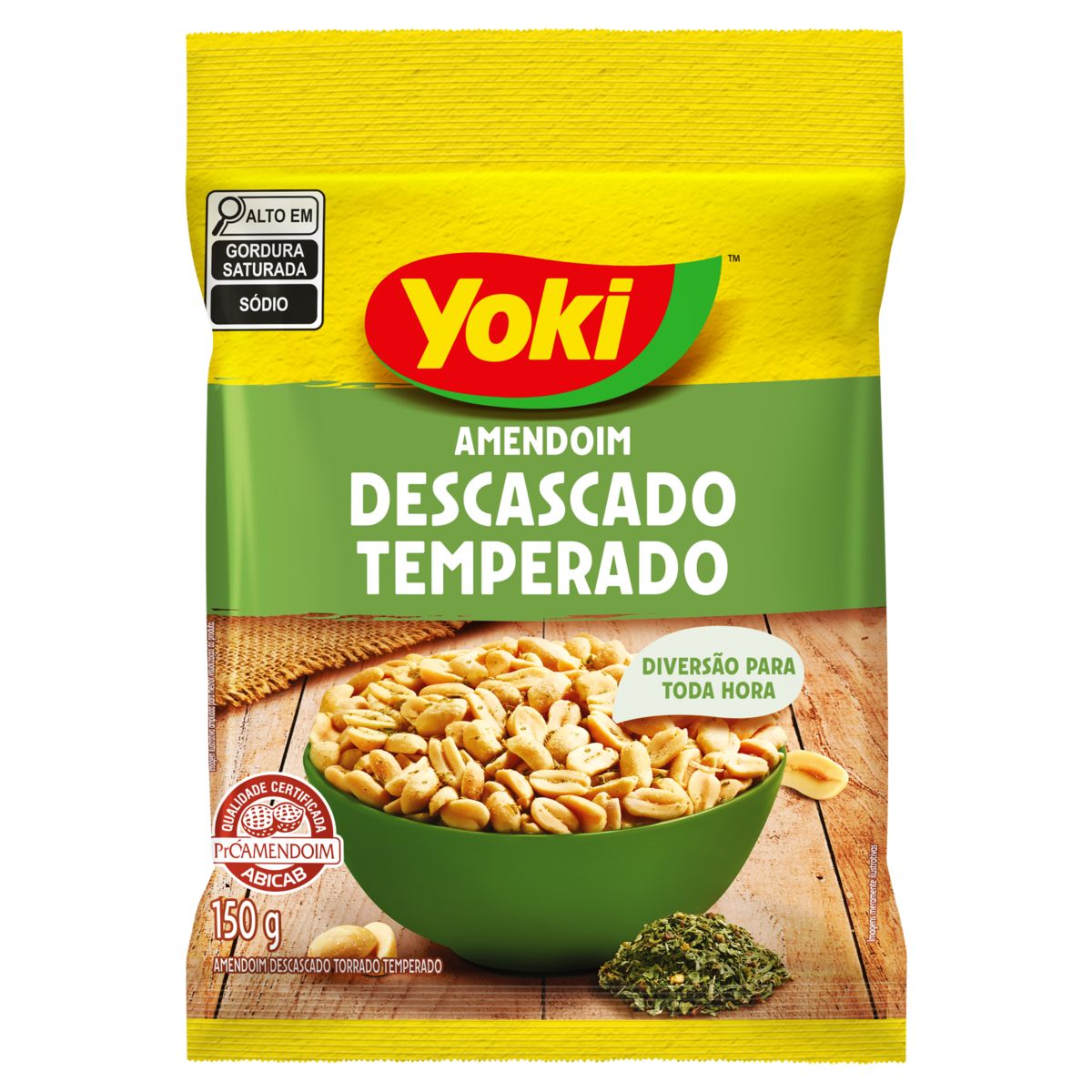 Amendoim Temperado Yoki sem Casca Pacote 150g