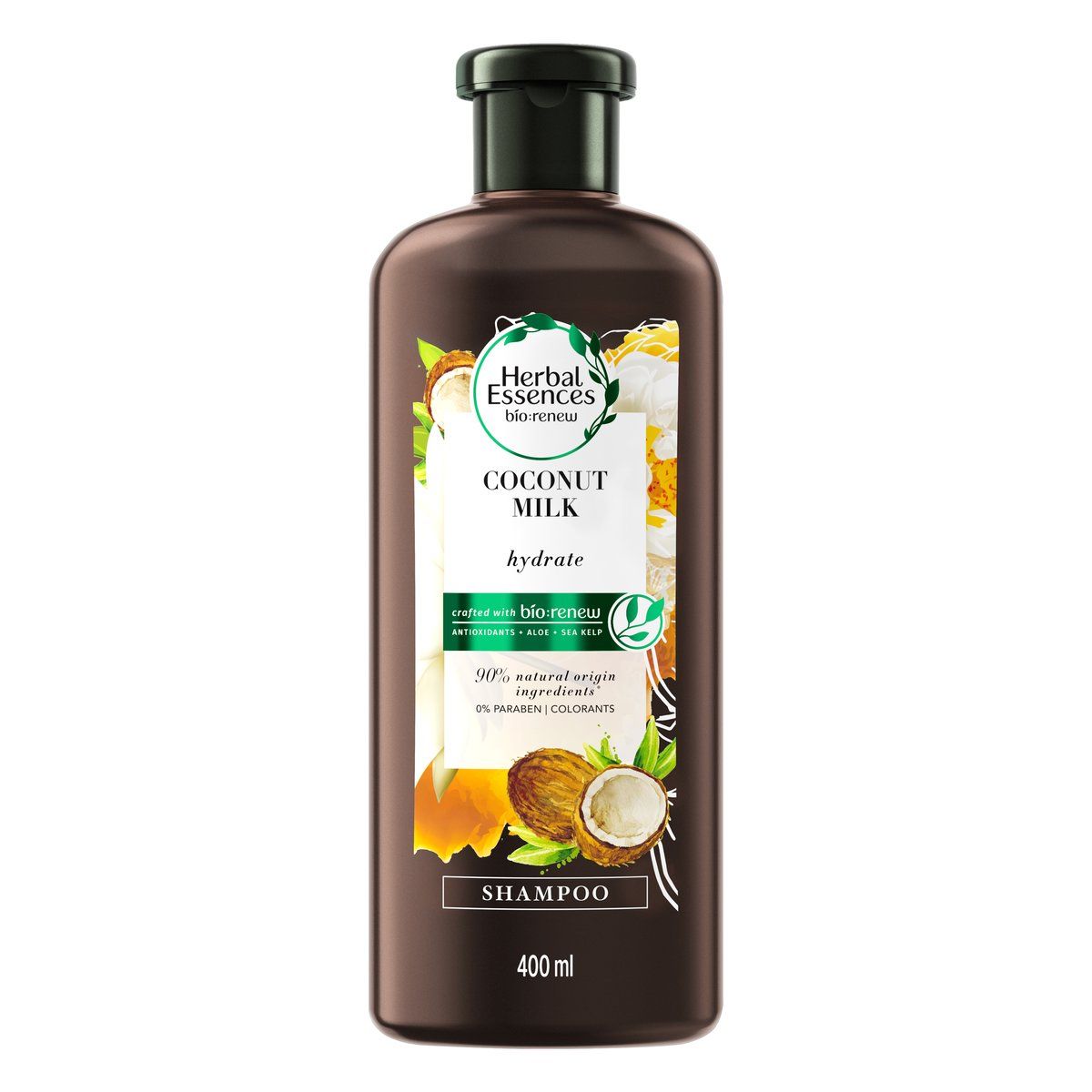 Shampoo Leite de Coco Herbal Essences Bio:Renew Frasco 400ml