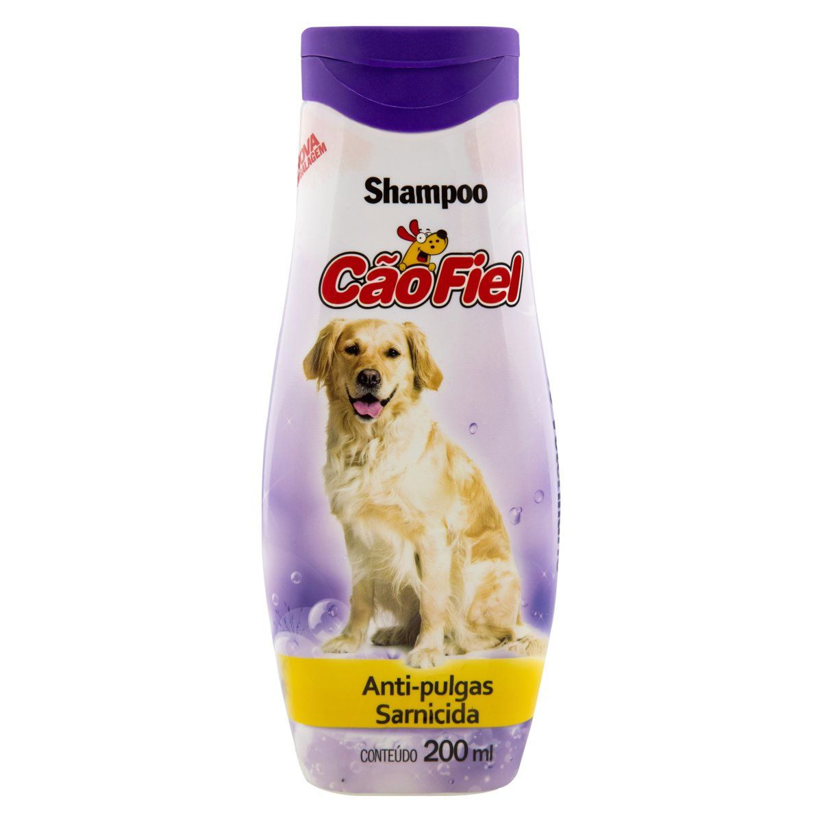 Shampoo para Cães Sarnicida e Anti-Pulgas Cão Fiel Frasco 200ml