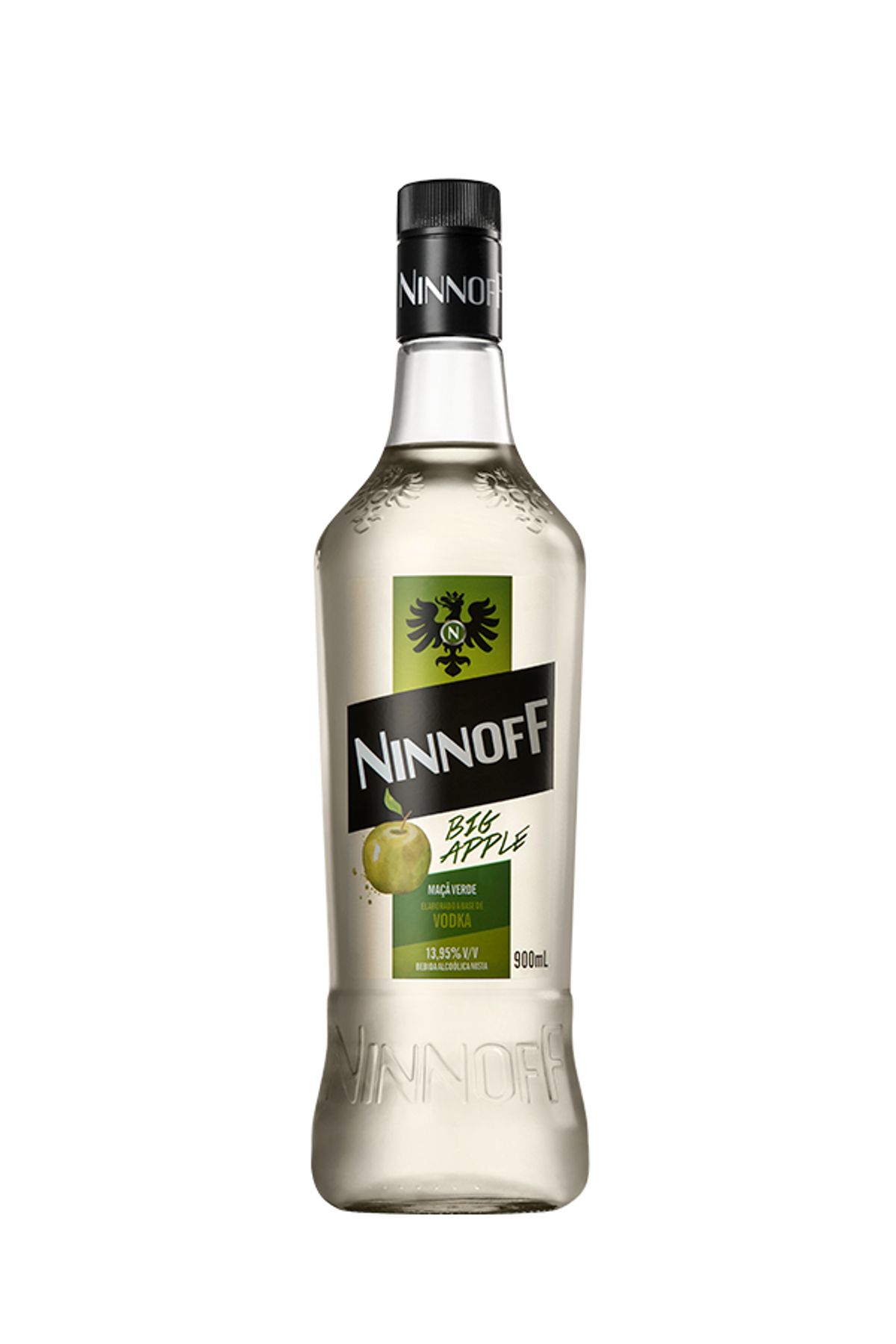 Bebida Alcoólica Mista Ninnoff Maçã Verde Garrafa 900ml