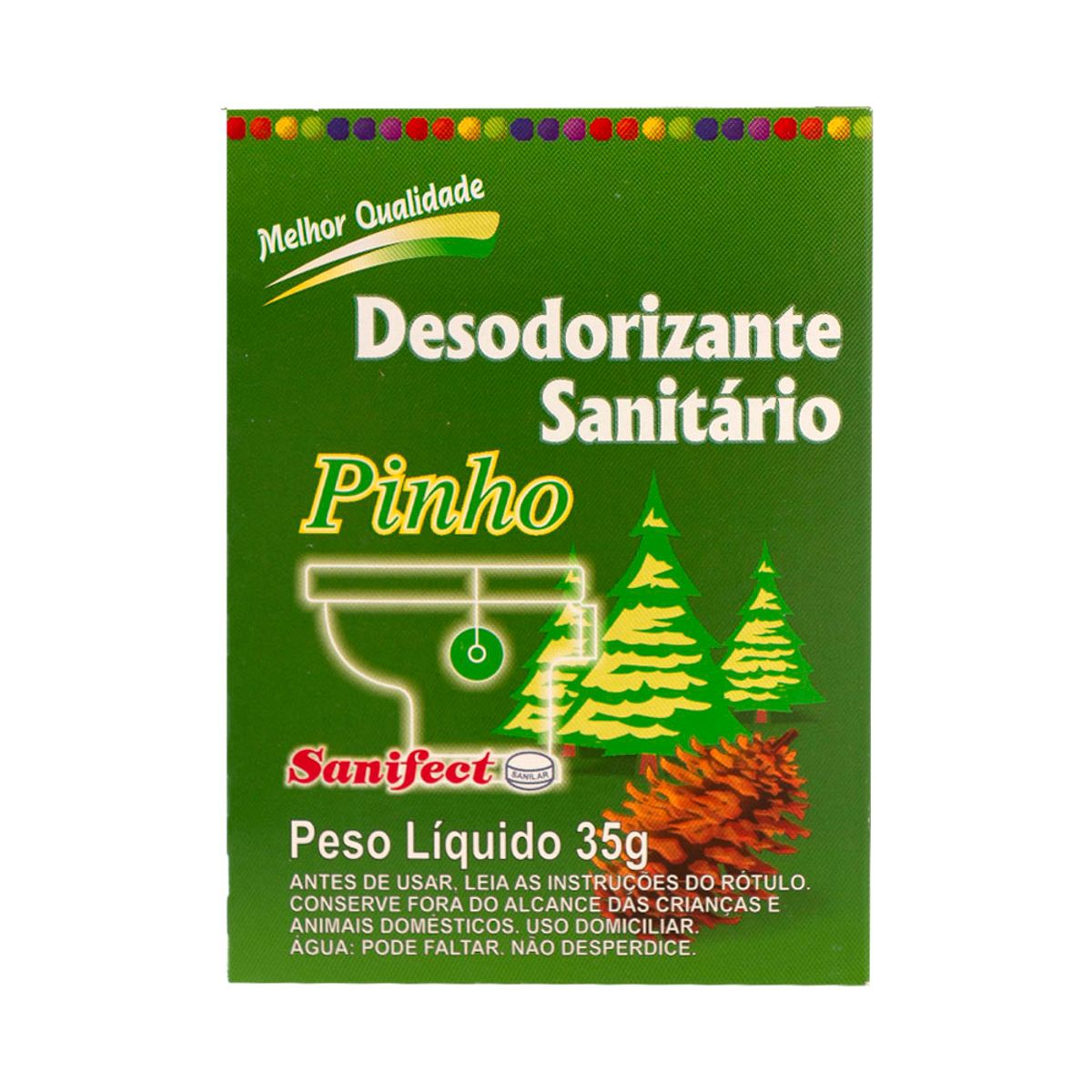 Desodorizante Sanitário Sanifect Pinho 35g