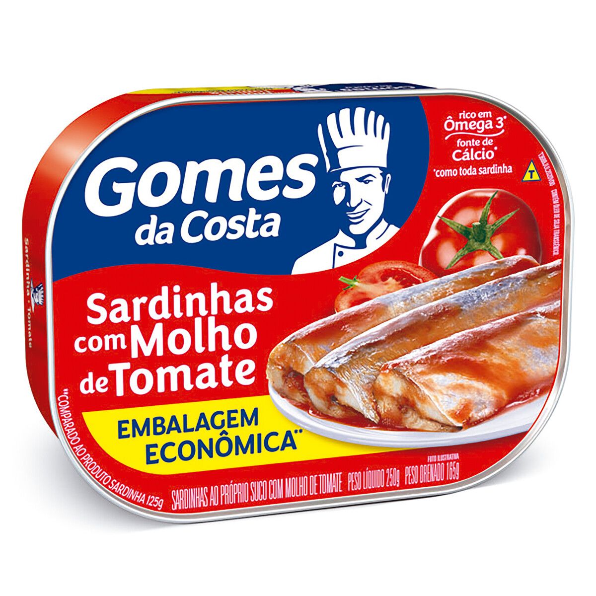 Sardinha Gomes da Costa com Moho de Tomate 250g