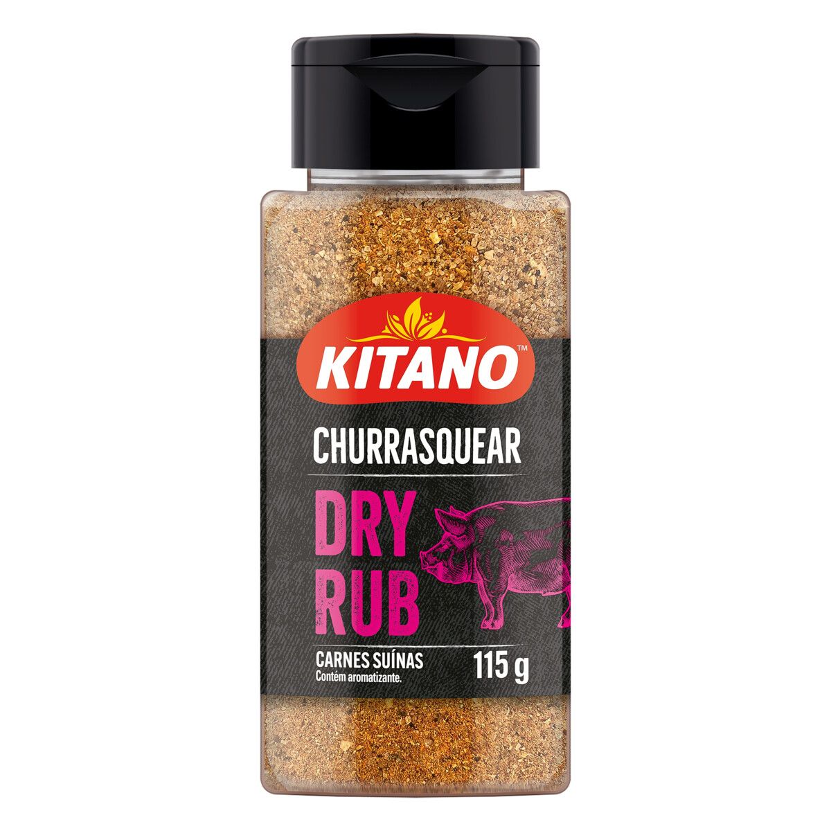 Tempero Kitano Dry Rub para Carne Suína 115g image number 0