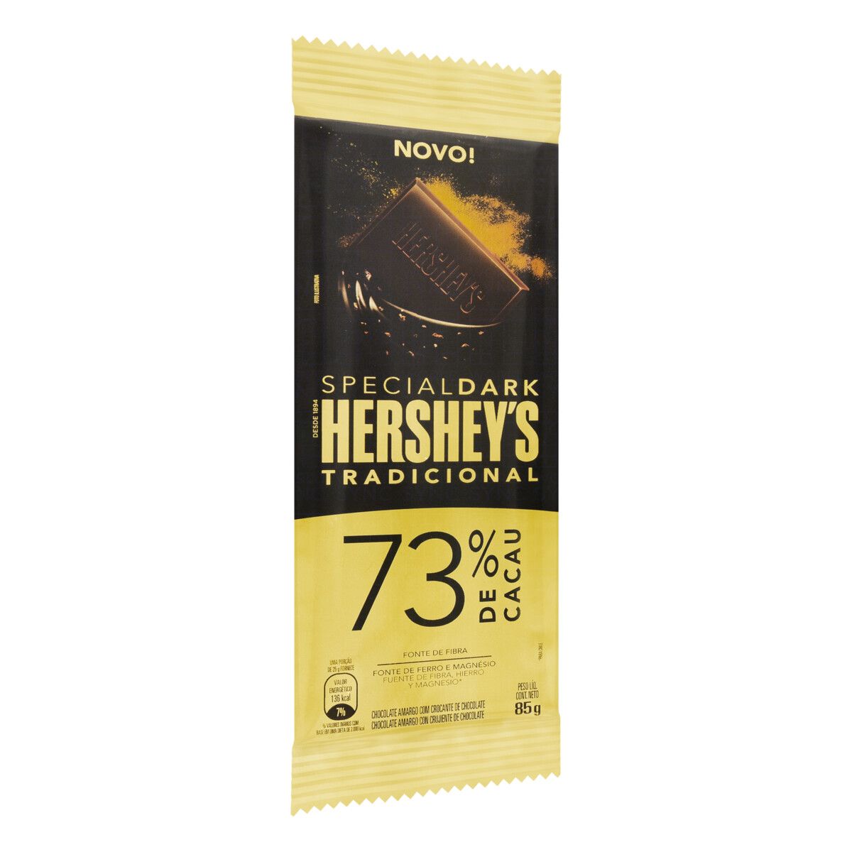 Chocolate Hershey's Tradicional 73% Cacau 85g image number 5
