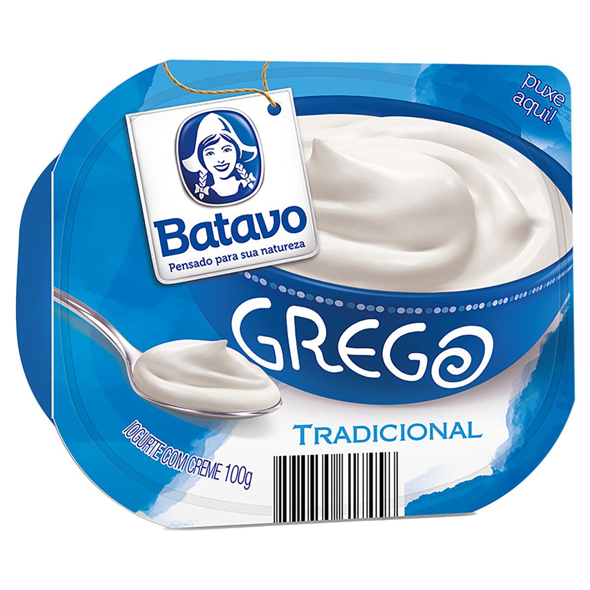 Iogurte Grego Batavo Tradicional Pote 100g image number 0