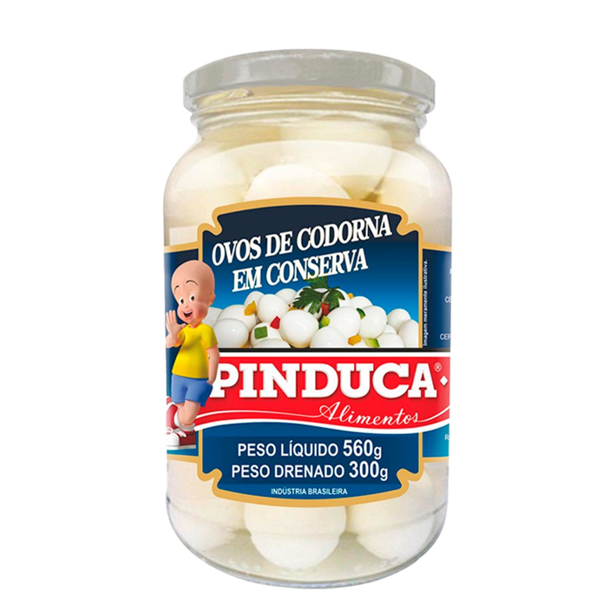 Ovos de Codorna Pinduca em Conserva Vidro 300g image number 0