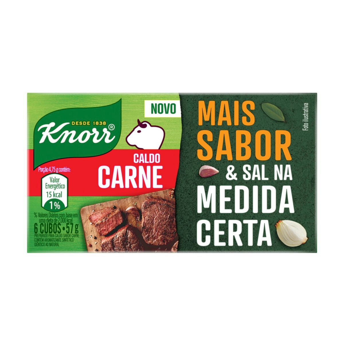 Caldo Knorr Carne 57g 6 cubos