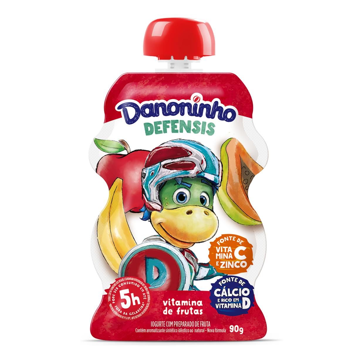 Iogurte Danoninho Pouch Vitamina Fruta 90g image number 0