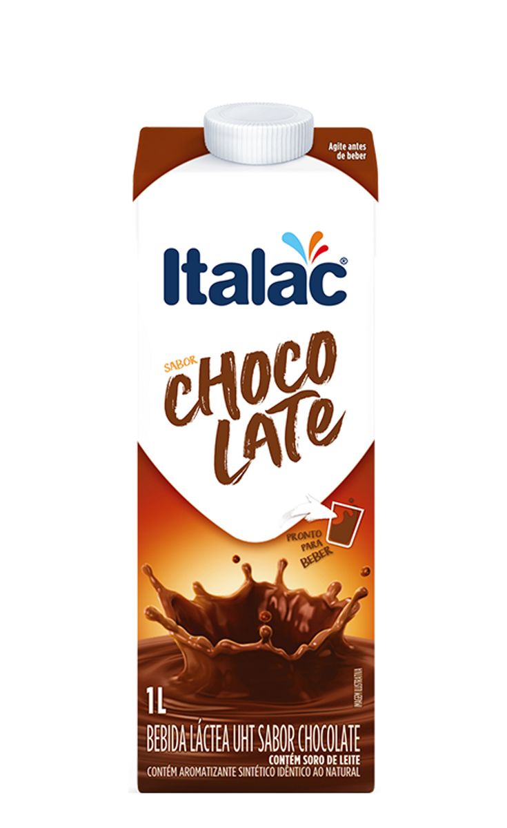 Bebida Láctea Italac UHT Chocolate 1L