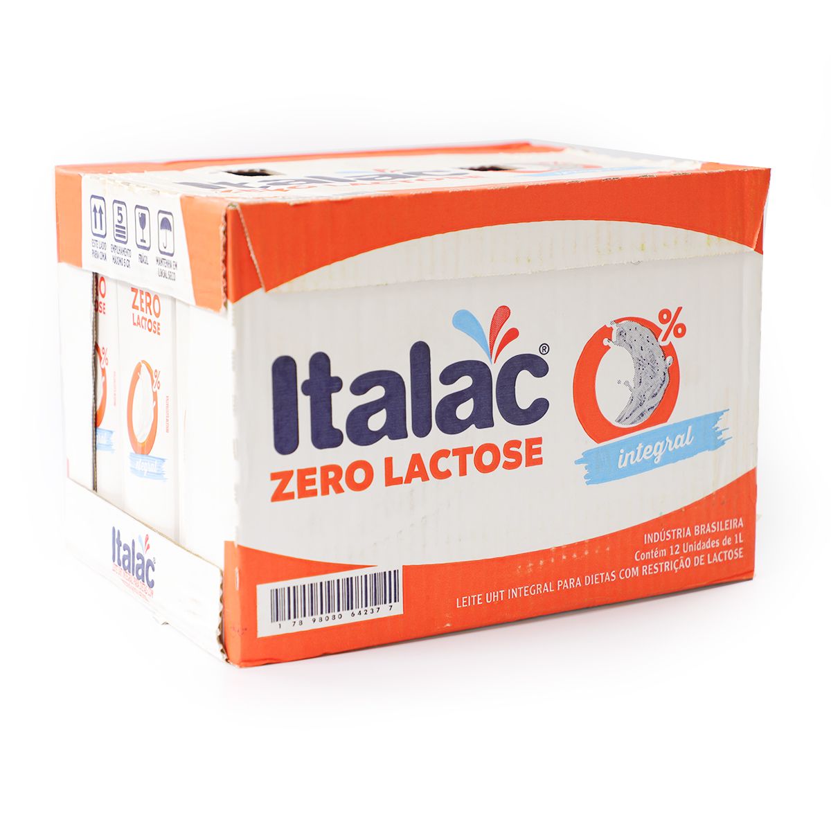 Leite Italac UHT Integral Zero Lactose 1L (Pack com 12 und) image number 1