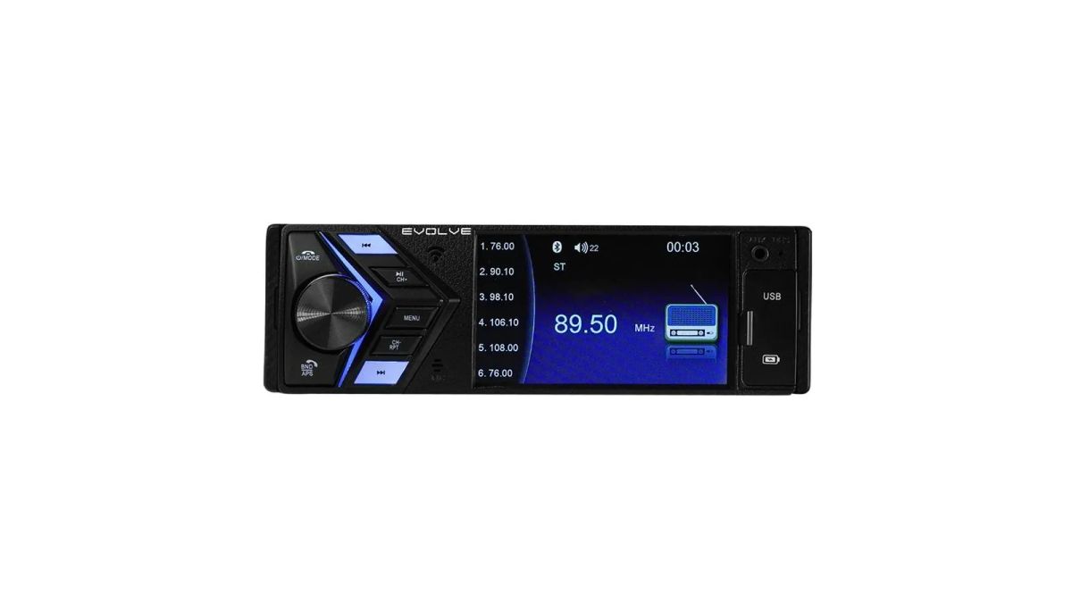 Autoradio Evolve New Groove Bluetooth MP5 Tela ''