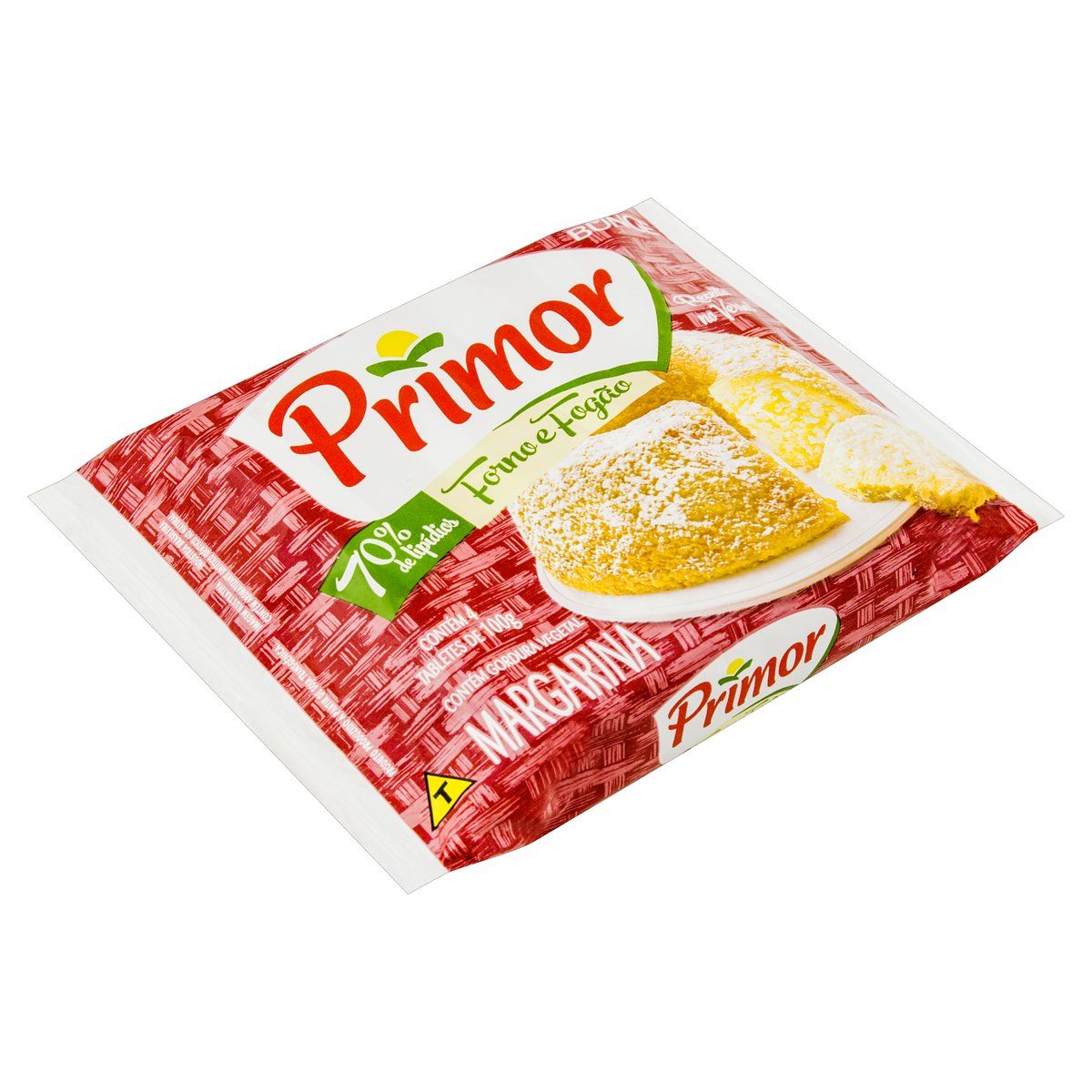 Margarina com Sal Primor Forno e Fogão Pacote 400g 4 Unidades image number 3