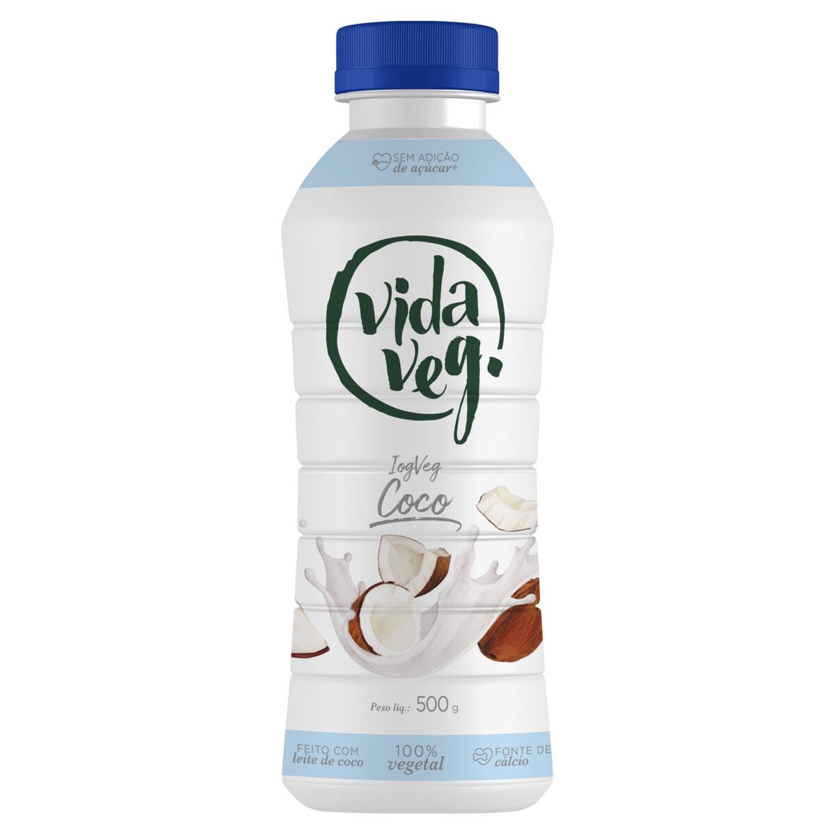 Iogurte Natural Vida Veg Sabor Coco 500g image number 0