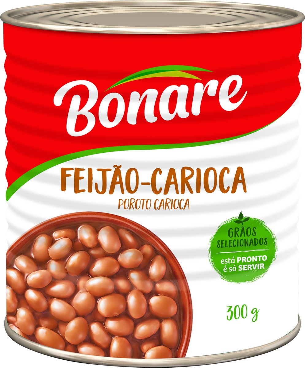 Feijão Carioca Bonare Pronto 300g