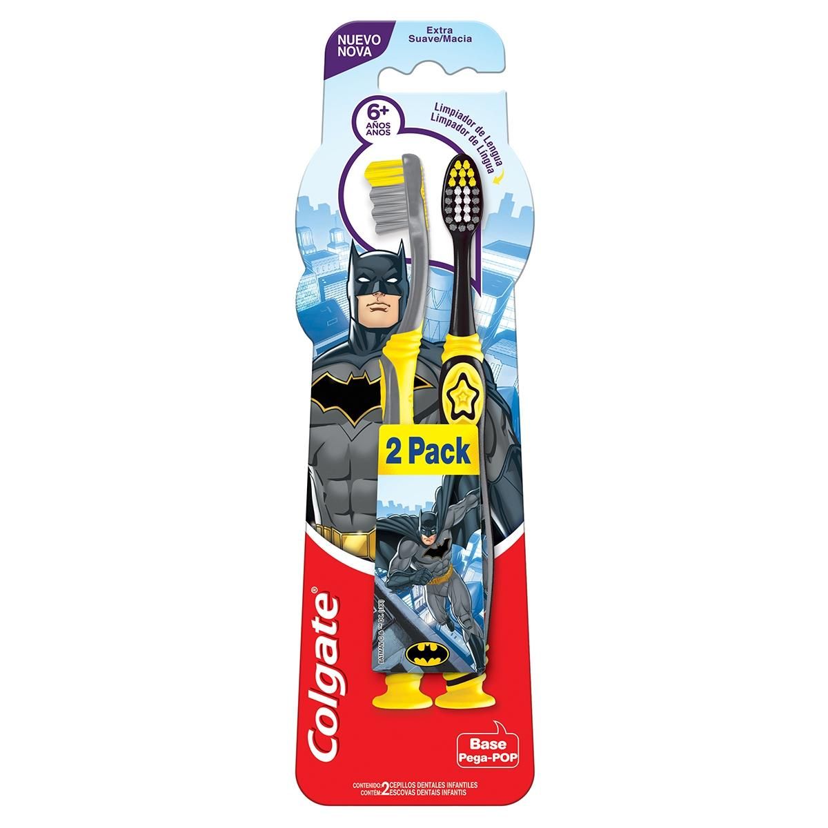 Colgate Smiles Batman & Mulher Maravilha Escova Dental Infantil 2 unid image number 8