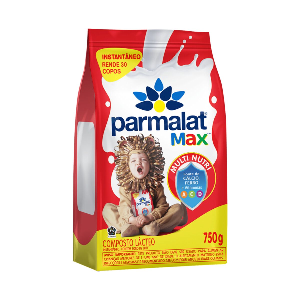 Composto Lácteo Parmalat Max Pacote 750g