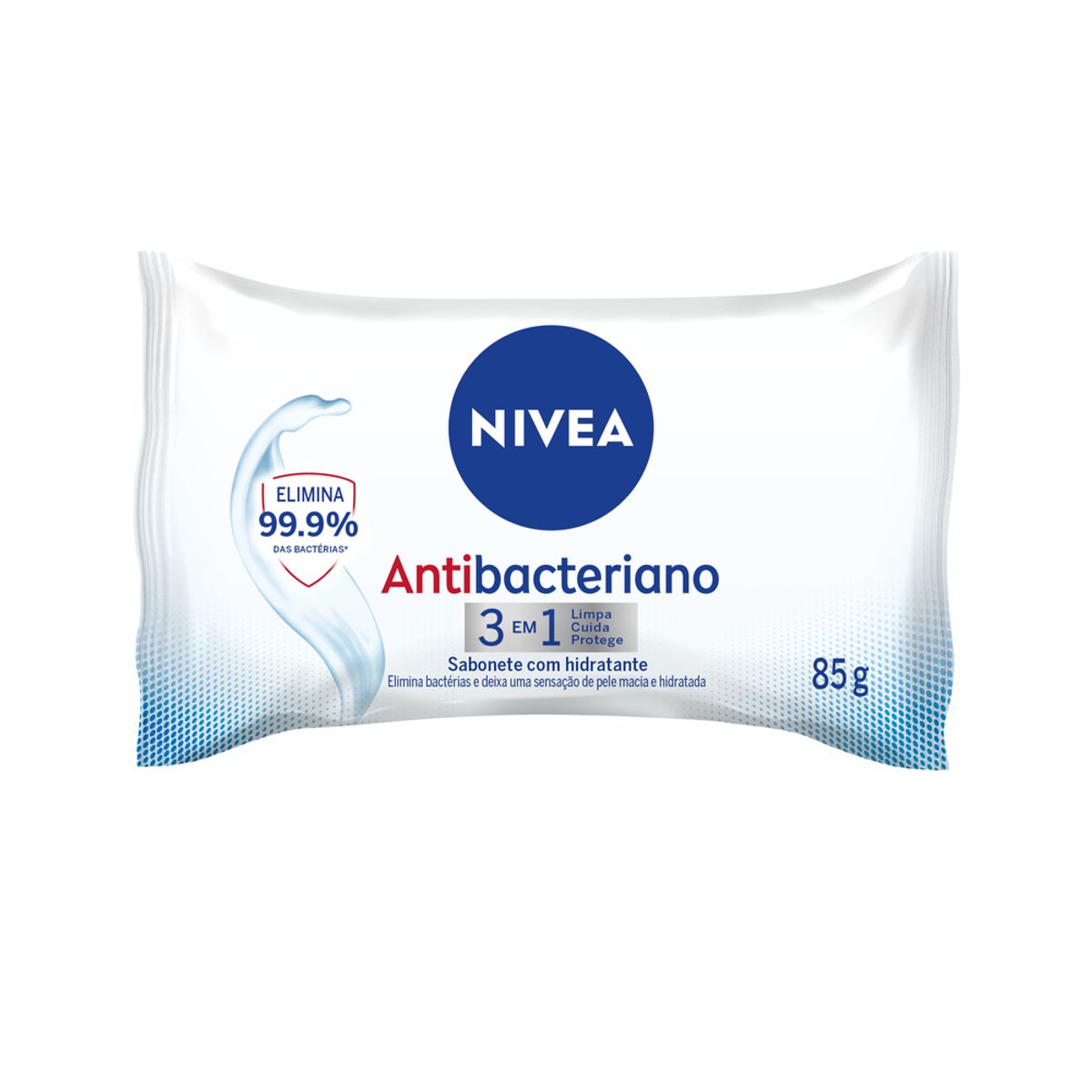 Sabonete Barra Nivea Antibacteriano 3 em 1 85g