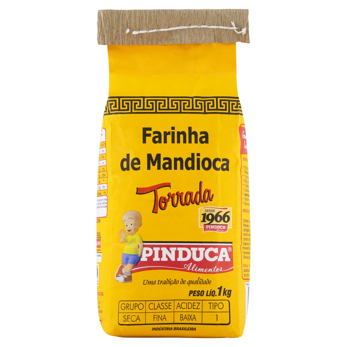 Farinha de Mandioca Pinduca Torrada Tipo 1 Pacote 1kg