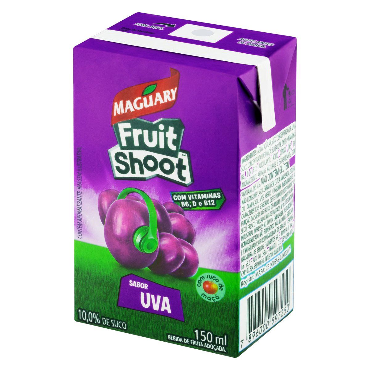 Bebida Adoçada Uva Maguary Fruit Shoot Caixa 150ml image number 3