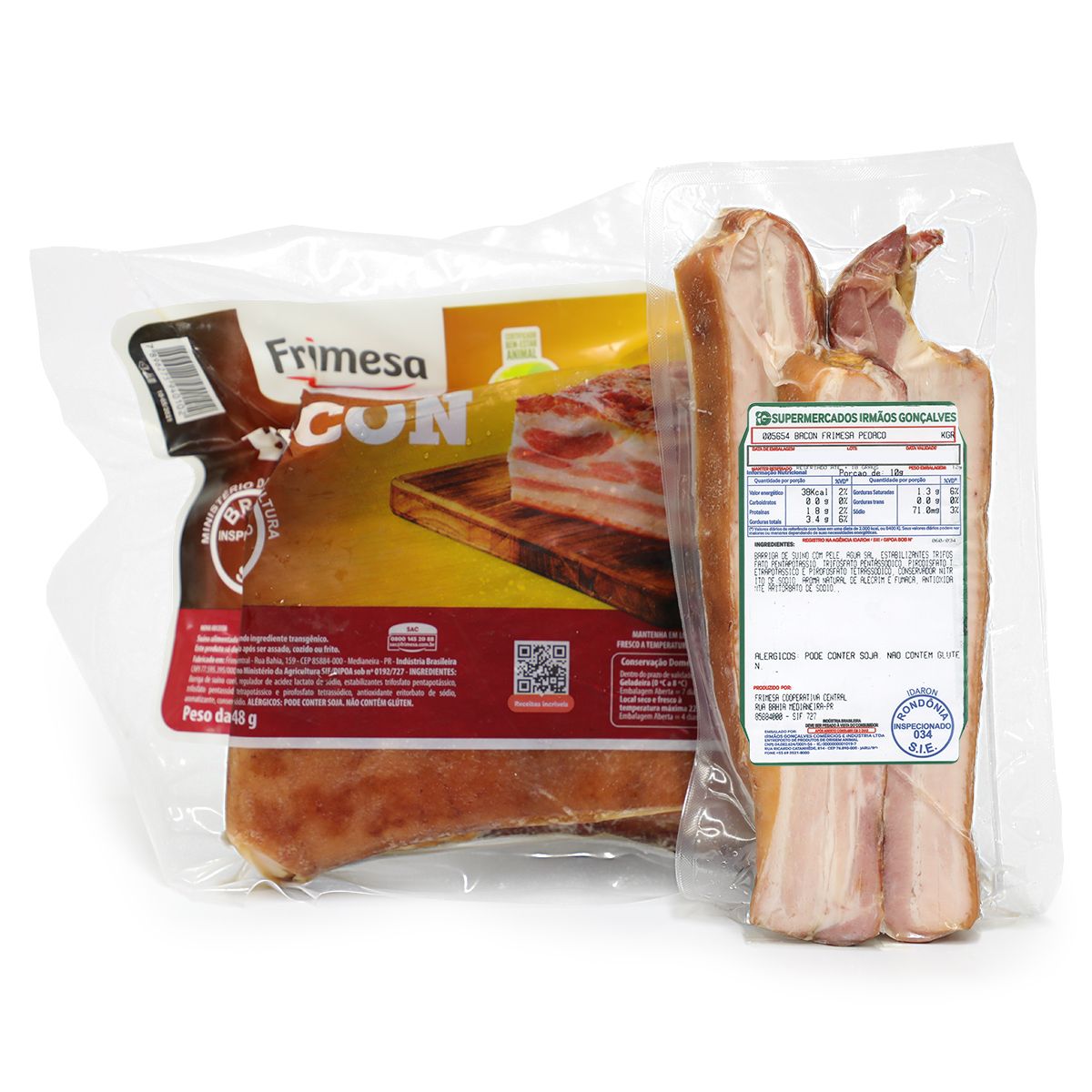 Bacon Frimesa Pedaço 1 Unid. Aprox.530g image number 1