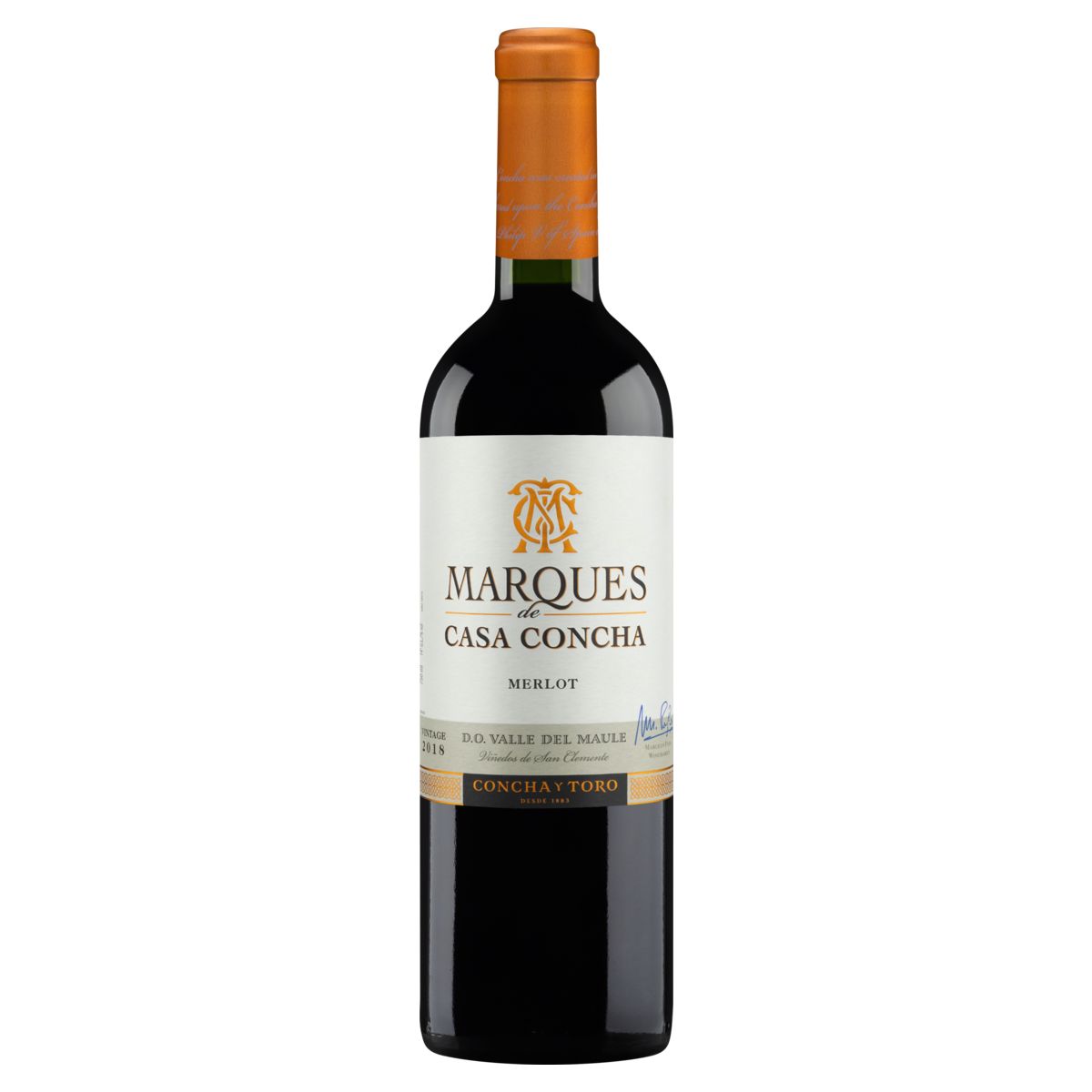 Vinho Tinto Marques de Casa Concha Merlot  Seco 750ml