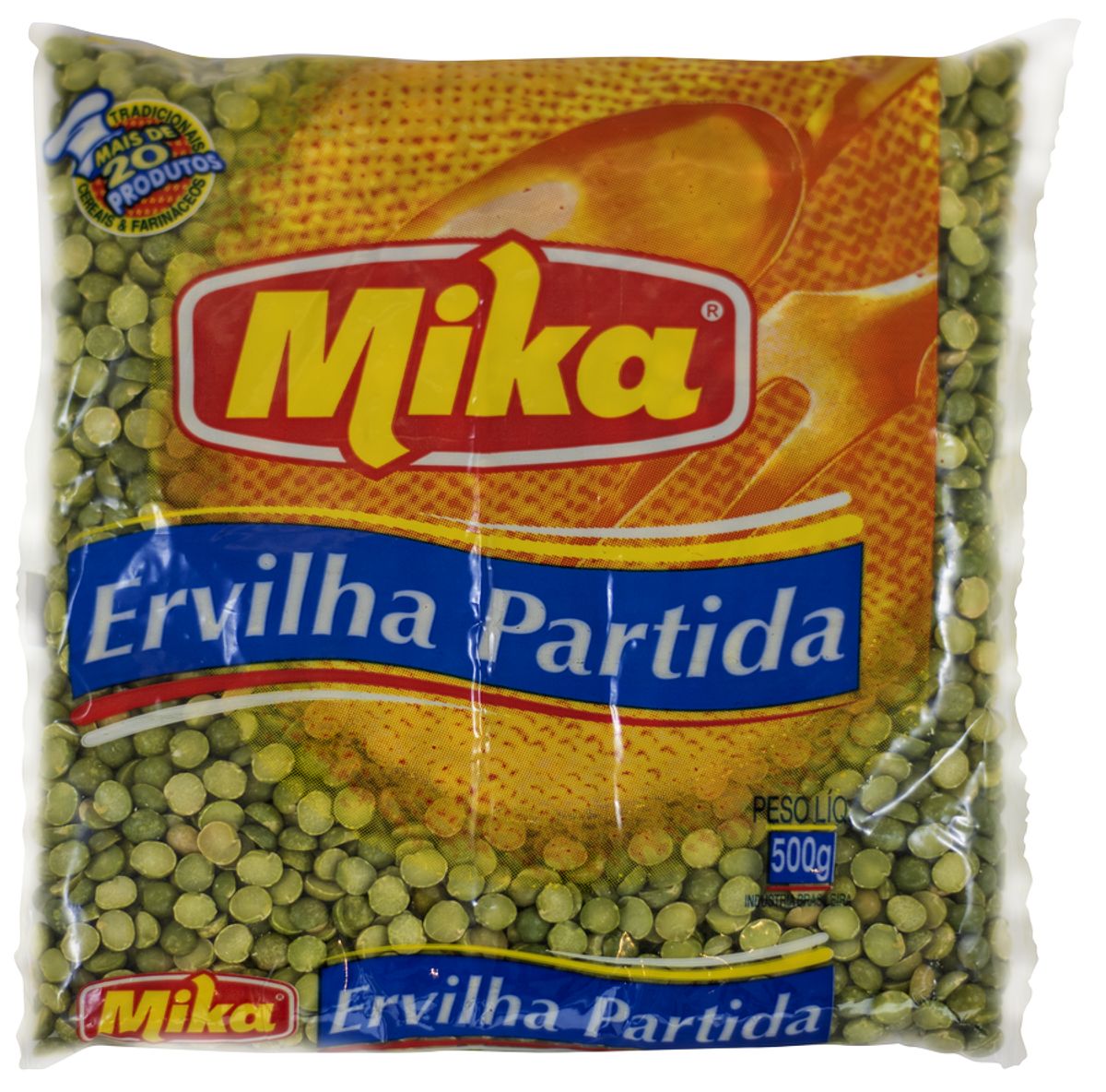 Ervilha Partida Mika Pacote 500g