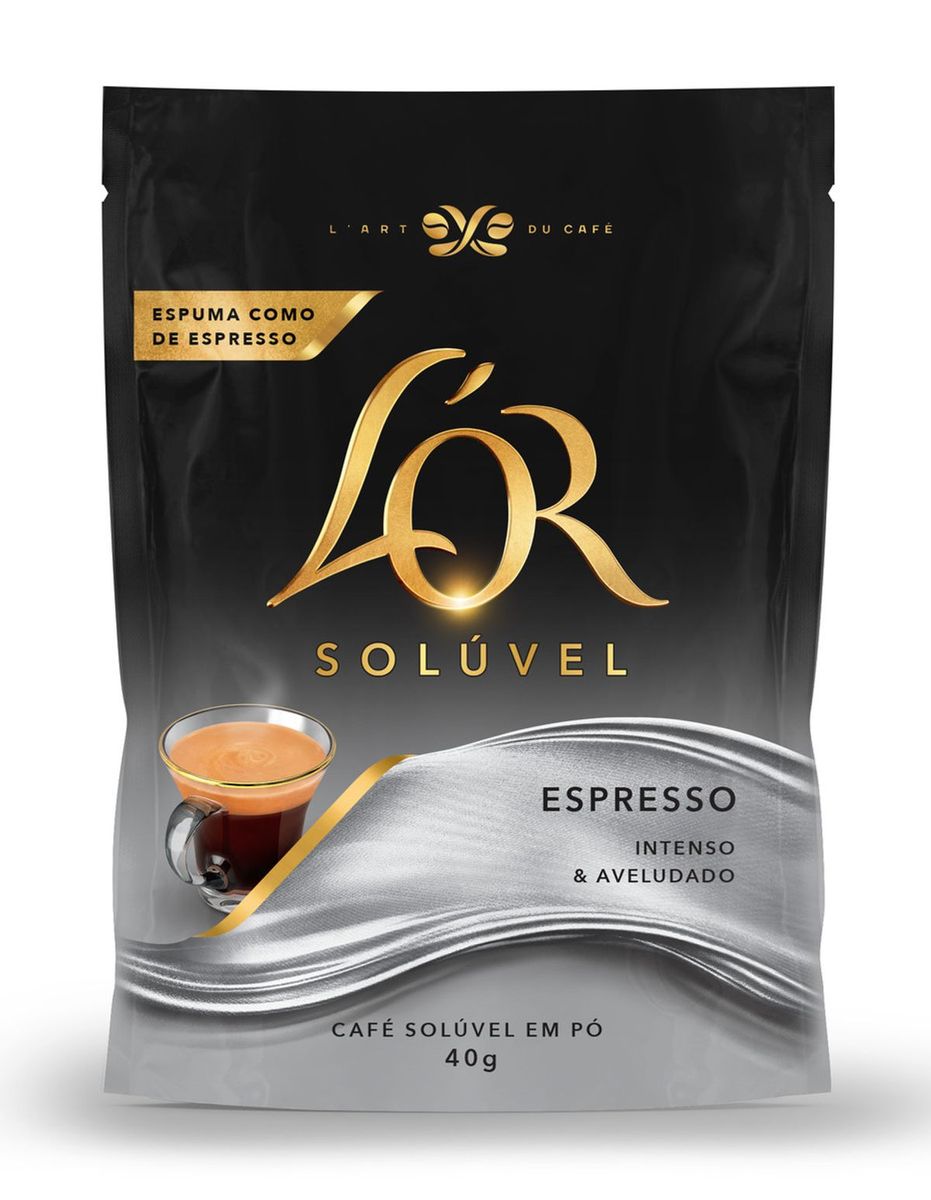 Café Solúvel L'or em Pó Espresso Sachê 40g