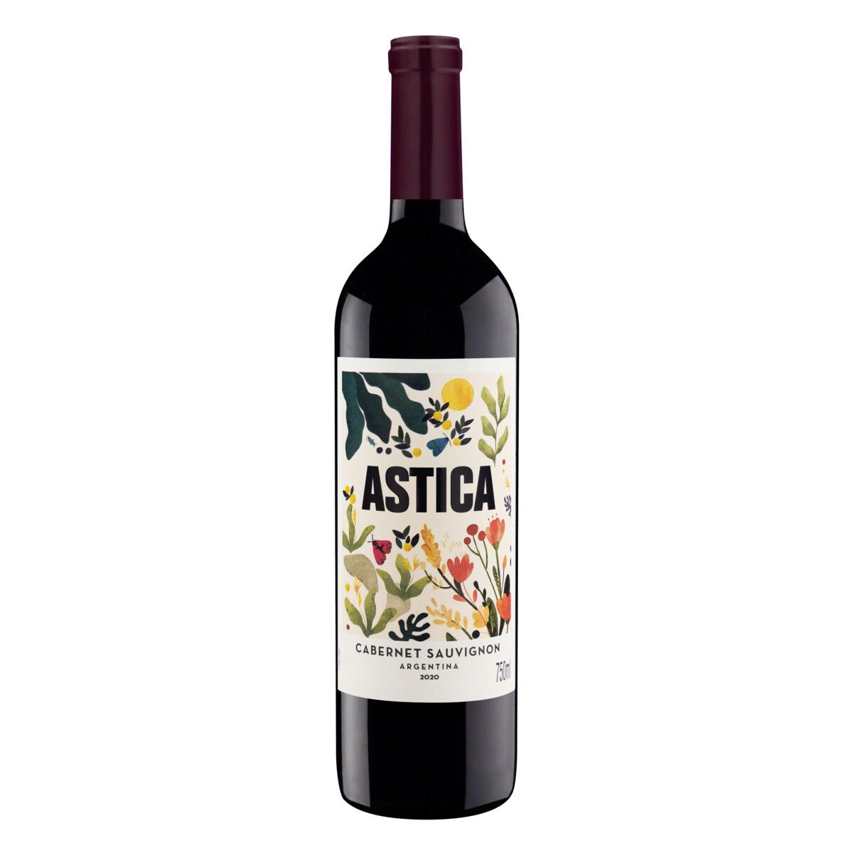 Vinho Argentino Tinto Seco Astica Cabernet Sauvignon Mendoza Garrafa 750ml