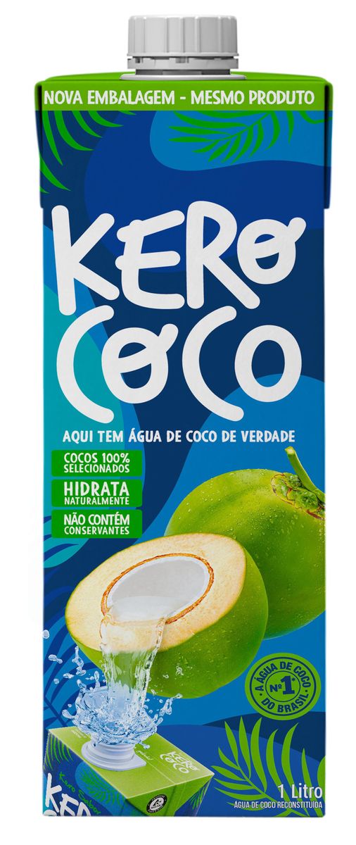 Água de Coco Kero Coco Esterilizada Caixa 1L