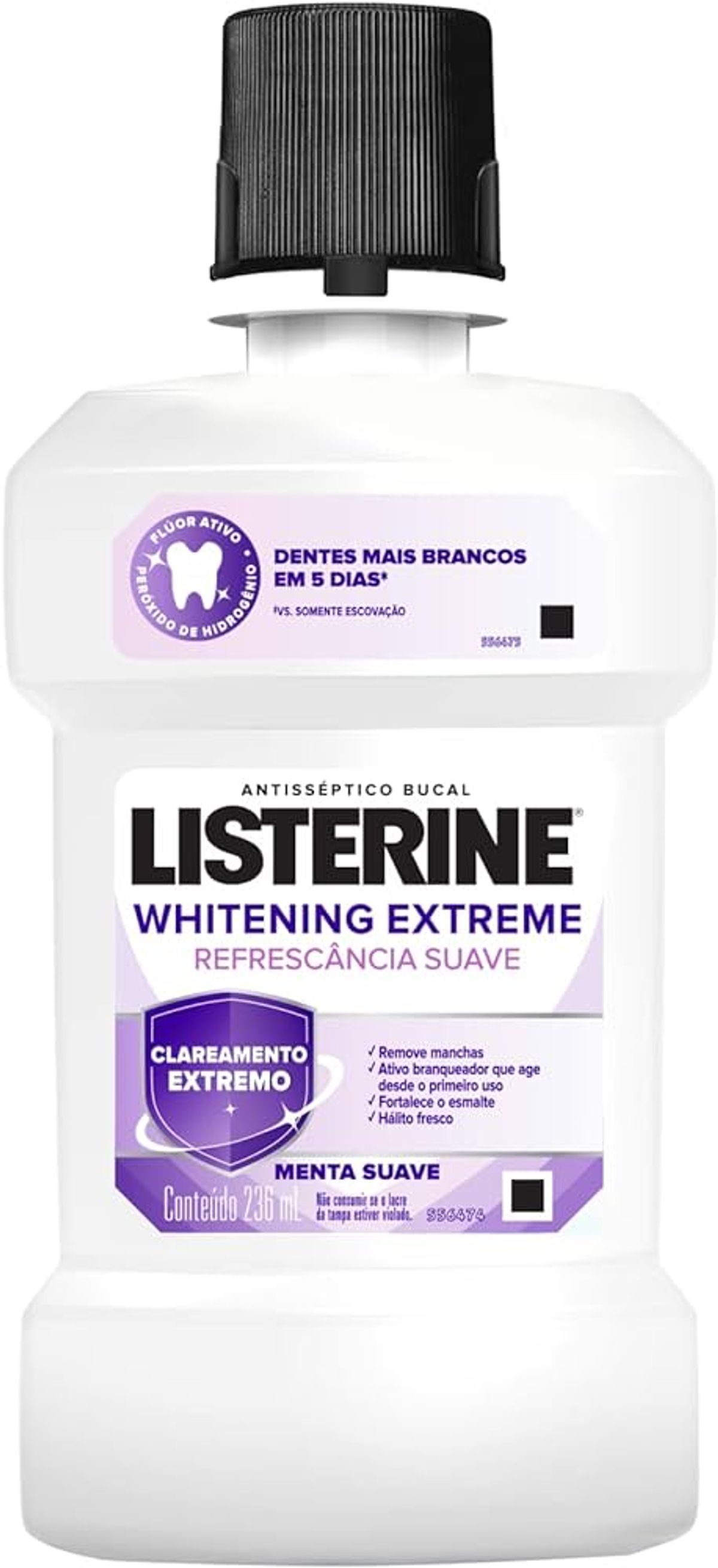 Enxaguante Bucal Listerine Whitening Extreme Menta 236 ml